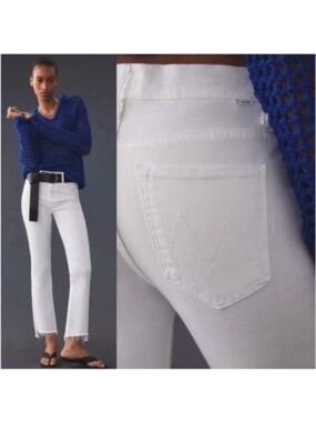 Mother Jeans The Insider Crop Step Fray in Fairest Of Them All